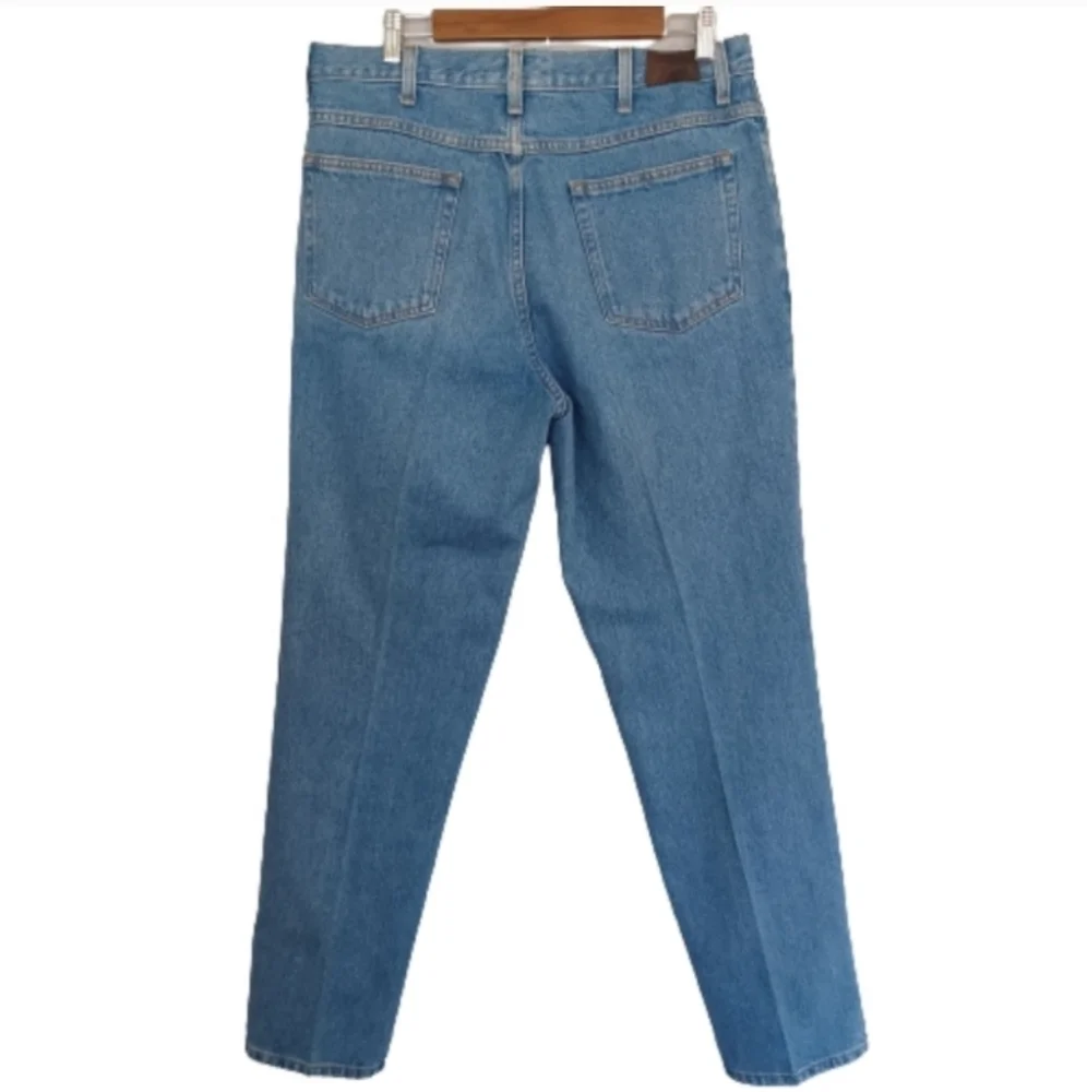 L.L. BEAN CLASSIC FIT Men's Cotton Light Wash Blue Jeans Denim 35 X 32 Pants